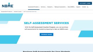 
                            4. Self Assessment Services and Voucher Program | NBME