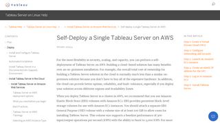 
                            12. Self-Deploy a Single Tableau Server on AWS - Tableau
