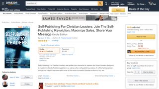 
                            8. Self-Publishing For Christian Leaders: Join The Self-Publishing ...