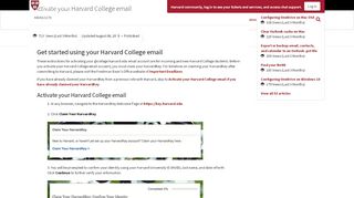 
                            12. Self-service Google account activation for Harvard College Students ...