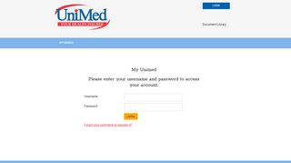 
                            8. Self service - Home page - UniMed