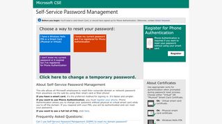 
                            8. Self-Service Password Management - Microsoft