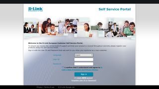 
                            4. Self Service Portal - D-Link