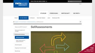 
                            3. SelfAssessments - RWTH AACHEN UNIVERSITY - Deutsch