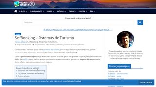 
                            10. Selfbooking - Sistemas de turismo - Controle viagens das empresas