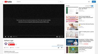 
                            8. Selfcare Login - YouTube