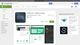 
                            6. Selfie for Tablets Geojit - Apps on Google Play