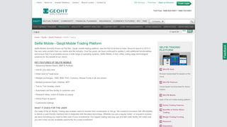 
                            8. SELFIE-Trading Platform - Geojit