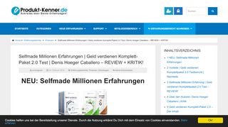 
                            6. Selfmade Millionen Erfahrungen | Geld verdienen Komplett-Paket 2.0 ...