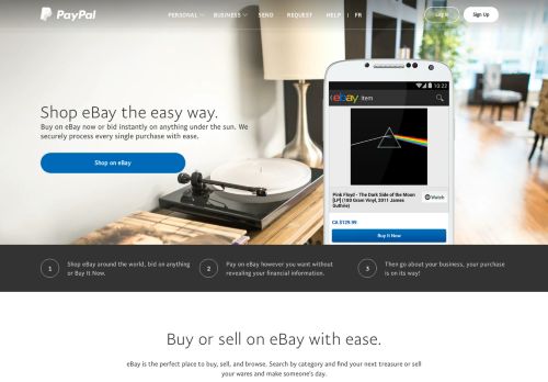 
                            11. Sell and Buy on eBay - Shop and Pay on eBay - PayPal CA