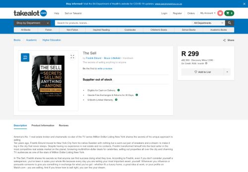 
                            5. Sell | Buy Online in South Africa | takealot.com