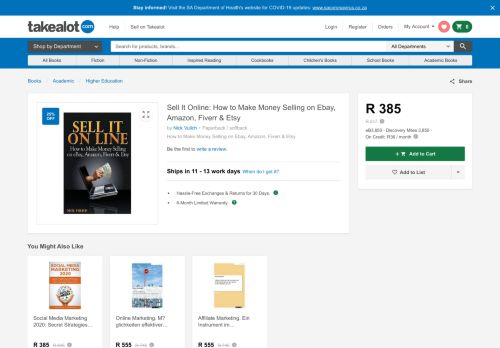 
                            4. Sell It Online | Buy Online in South Africa | takealot.com