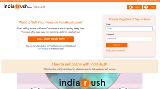 
                            6. Sell on IndiaRush