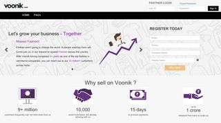 
                            10. Sell On Voonik | Sell Your Fashion Products at voonik.com