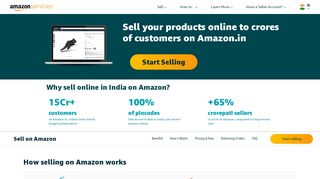 
                            3. Sell Online in India with Amazon.in