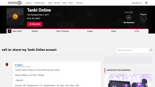 
                            13. sell (or share) my Tanki Online account - Tanki Online ...