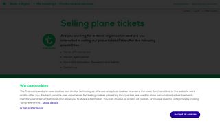 
                            8. Sell plane tickets