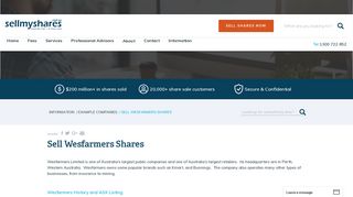 
                            11. Sell Wesfarmers Shares - Sell My Shares