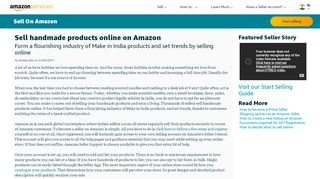 
                            10. Seller Blog| Sell handmade products online on amazon