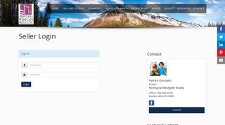 
                            7. Seller Login - Patrick Gonzalez , Montana Westgate Realty