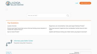 
                            3. Seller Support Center – Partner Support Lazada Indonesia