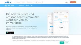 
                            11. Sellics Mobile App - Sellics