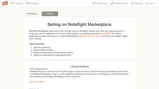 
                            10. Selling and Purchasing - Noteflight Marketplace