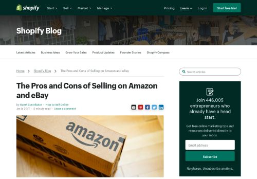 
                            9. Selling on Amazon and eBay - The Pros and Cons - Marketplace Fees ...