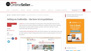 
                            9. Selling on Craftsvilla – the how-to's & guidelines | IndianOnlineSeller ...