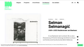 
                            13. Selman Selmanagić - Bauhaus100