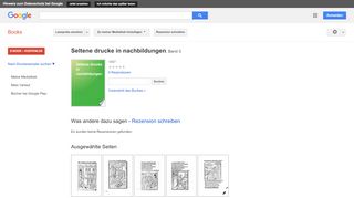 
                            13. Seltene drucke in nachbildungen