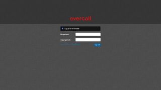 
                            1. Selvbetjening | evercall