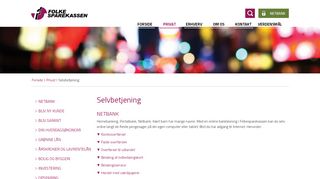 
                            2. Selvbetjening - Folkesparekassen