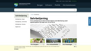 
                            3. Selvbetjening - Hedensted Kommune