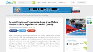 
                            11. Semak Keputusan Peperiksaan Anak Anda Melalui Sistem ...