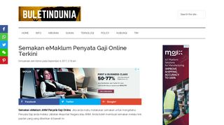 
                            10. Semakan eMaklum Penyata Gaji Online Terkini • ...