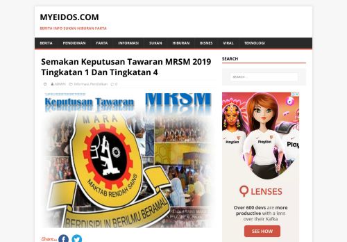 
                            13. Semakan Keputusan Tawaran MRSM Kemasukan 2019 - ...