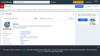 
                            6. Semasio | Crunchbase