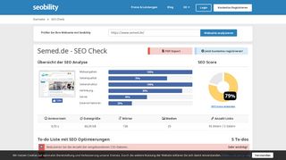 
                            5. semed.de | SEO Bewertung | Seobility.net