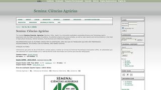 
                            5. Semina: Ciências Agrárias - Universidade Estadual de Londrina