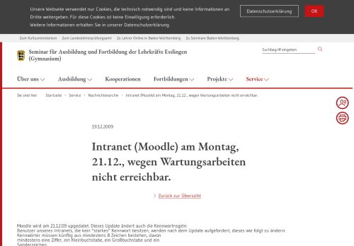 
                            2. SEMINAR-ESSLINGEN-GYM - Intranet (Moodle) am Montag, 21.12 ...