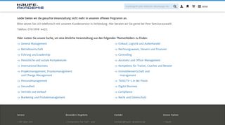 
                            8. Seminare und Ausbildungen für Trainer, Berater ... - Haufe Akademie