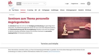 
                            8. Seminare zum Thema personelle Angelegenheiten - ifb