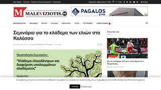 
                            10. Σεμινάριο για το κλάδεμα των ελιών στα Καλέσσα – Μαλεβιζιώτης