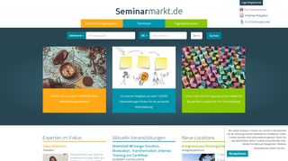 
                            2. Seminarmarkt - Seminare, Experten und Locations