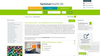 
                            6. Seminarräume auf Seminarmarkt.de
