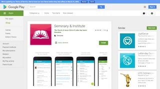 
                            5. Seminary & Institute - Apps on Google Play