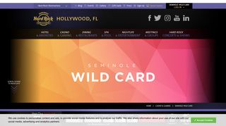 
                            1. Seminole Wild Card | Seminole Hard Rock Hollywood