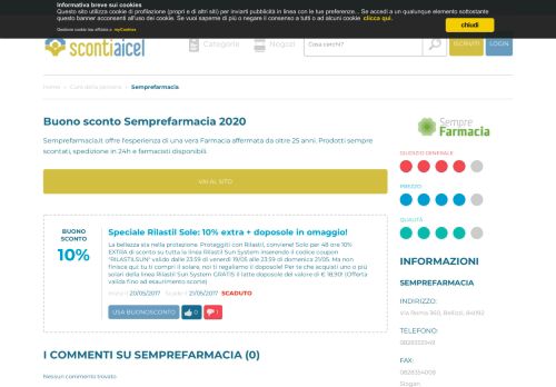 
                            13. SempreFarmacia - Offre ai suoi clienti il meglio del mondo della ...