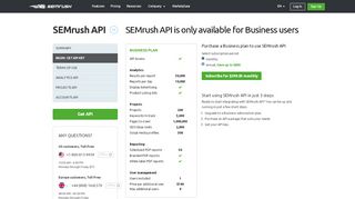 
                            13. SEMrush API Account | SEMrush English